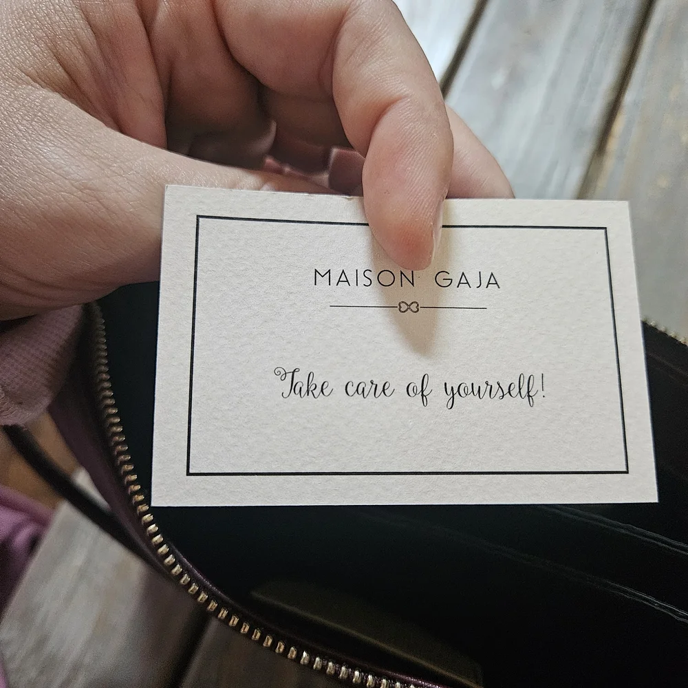 🎁🎁3/20🎁🎁Maison Gaja Elegant Burgundy Crossbody Bag - Picture 9 of 11